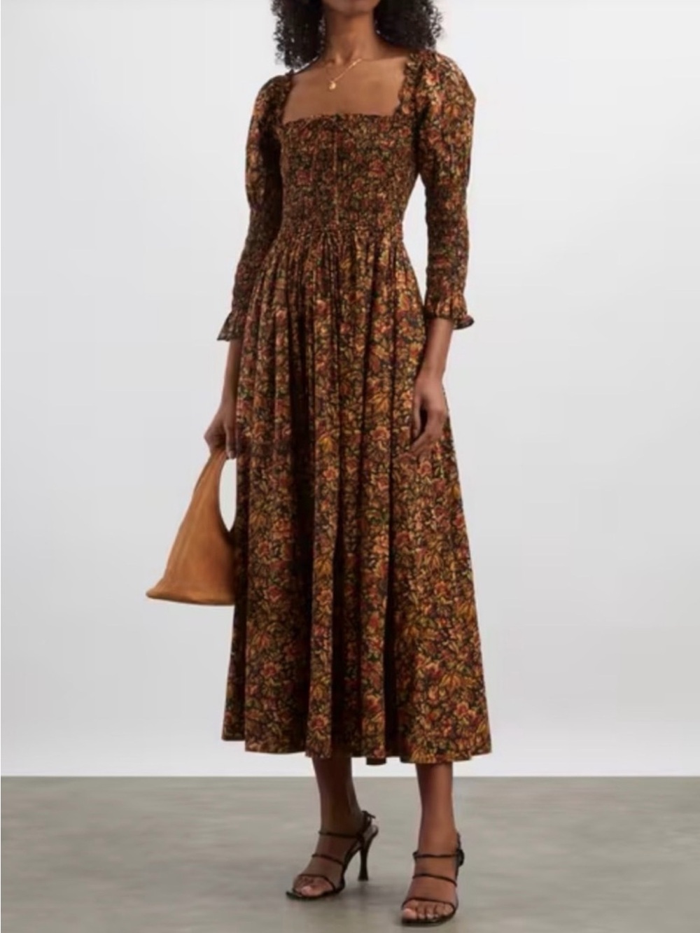 DOEN BIJOU DRESS -- NOIR REVE DES JARDINS size Large